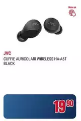 Jvc - HA-A6T Auricolare True Wireless Stereo (TWS) In-ear Musica E Chiamate Bluetooth Nero
