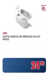 Jvc - HA-A3T Auricolare True Wireless Stereo (TWS) In-Ear Musica E Chiamate Bluetooth Bianco