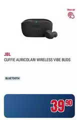 Jbl - Vibe Buds Auricolare Wireless In-Ear MUSICA Bluetooth Nero