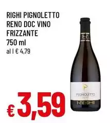 Righi - Pignoletto Reno DOC Vino Frizzante