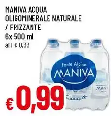 Maniva - Acqua Oligominerale Naturale