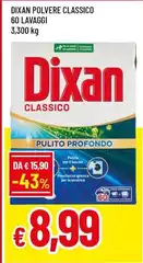 Dixan - Polvere Classico 60 Lavaggi