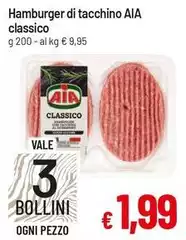 Aia - Hamburger Di Tacchino Classico