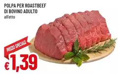 Polpa Per Roastbeef Di Bovino Adulto