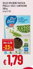 Selex - Vivi Bene Pasta Di Piselli/ Ceci/ Lenticchie