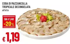 Coda Di Mazzancolla Tropicale Decongelata