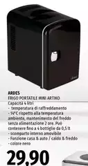 Ardes - Frigo Portatile Mini Artiko