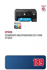 Epson - Stampante Multifunzione Eco Tank ET-2870 