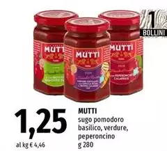 Mutti - Sugo Pomodoro Basilico