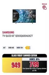 Samsung - Tv Qled 65" QE65Q60DAUXZT