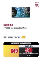 Samsung - Tv Qled 55" QE55Q60DAUXZT 