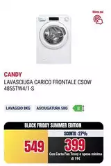 Candy - Lavasciuga Carico Frontale CSOW 4855TW4/1-S