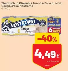 Nostromo - Tonno All'Olio Di Oliva Goccia D'Olio