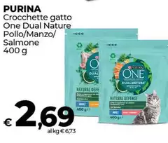 Purina - Crocchette Gatto One Dual Nature Pollo