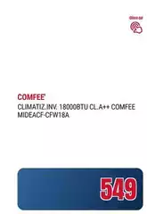 Comfeè - Climatiz. Inv. 18000Btu Cl.A++ MIDEACF-CFW18A