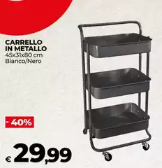 Carrello In Metallo
