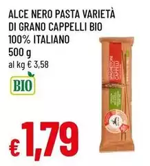 Alce Nero - Pasta Varietà Di Grano Cappelli Bio 100% Italiano