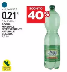 Claudia - Acqua Minerale Effervescente Naturale