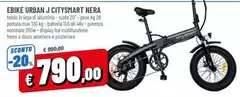 Max - Ebike Urban J CitySMART Nera