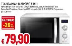 Toshiba - MW2-AG23P(WH) 3-IN-1
