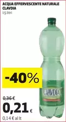 Clavdia - Acqua Effervescente Naturale