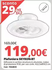 Plafoniera Skyron-bt