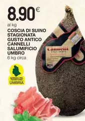 Salumificio mena - Coscia Di Suino Stagionata Gusto Antico Cannelli