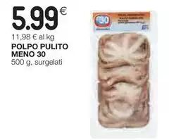 Meno 30 - Polpo Pulito