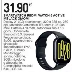Xiaomi - Smartwatch Redmi Watch 5 Active Mblack