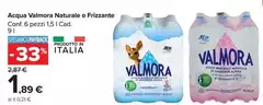 Valmora - Acqua Naturale O Frizzante