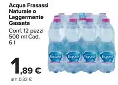 Frasassi - Acqua Naturale O Leggermente Gassata