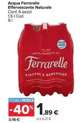 Ferrarelle - Acqua Effervescente Naturale