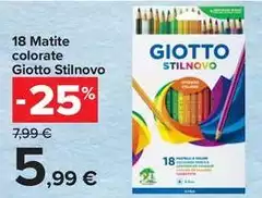 Giotto - 18 Matite Colorate Stilnovo