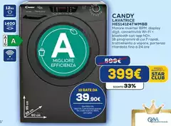 Candy - Lavatrice HES412TWMBB