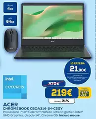 Acer - Chromebook CBOA314-1H-C5GY