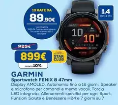 Garmin - Sportwatch Fenix 8 47mm
