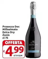 Zonin - Prosecco DOC Millesimato Extra Dry
