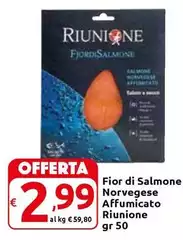 Riunione - Fior Di Salmone Norvegese Affumicato