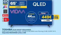 Toshiba - Qled Smart 65QV2463D