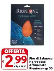 Riunione - Fior Di Salmone Norvegese Affumicato