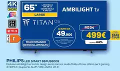 Philips - Led Smart 65pus8009