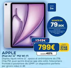 Apple - iPad Air 11" M2 Wi-Fi