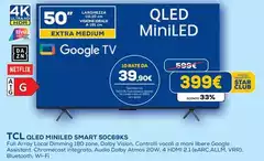 TCL - Qled Miniled Smart 50c69ks