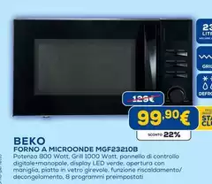 Beko - Forno A Microonde Mgf23210b