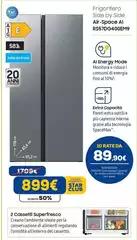 Samsung - Frigorifero Side By Side Air-space Al R537d40-4dmbm