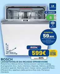Bosch - Lavastoviglie Da Incasso SM14EVX09E