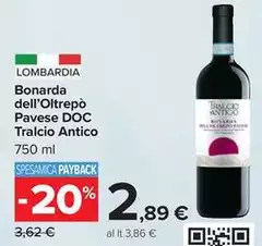 Tralcio Antico - Bonarda Dell'Oltrepo Pavese DOC