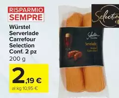 Selection Carrefour - Würstel Serverlade