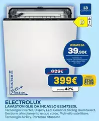 Electrolux - Lavastoviglie Da Incasso EES47320L