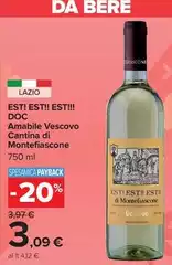 Cantina Di Montefiascone - Est! Est!! Est!!! DOC Amabile Vescovo 